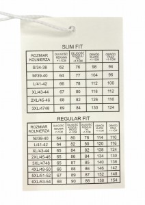 Koszula męska biała faktura jodełka drobny wzór bordowe guziki SLIM FIT