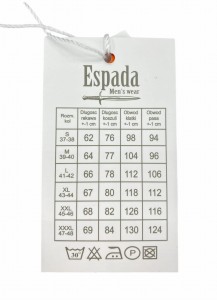 Koszula męska biała w granatowe kwadraty SLIM FIT