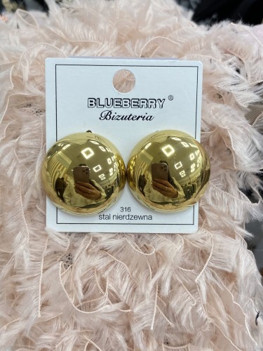 Kolczyki duże okrągłe