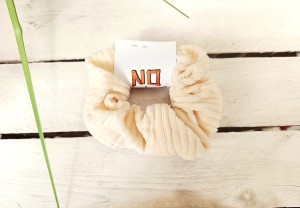 Frotka do włosów a'la sztruks