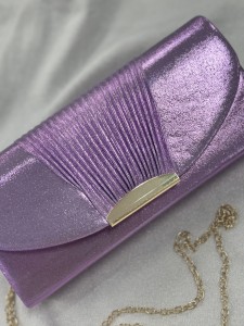 Torebka damska kopertówka błyszcząca 