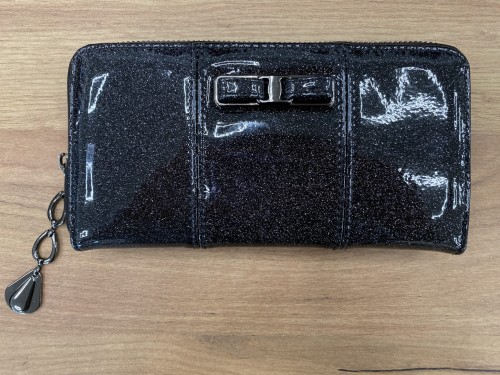 Portfel damski duży poziom lakierowany błyszczący 