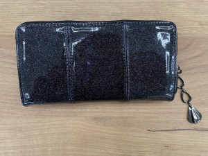 Portfel damski duży poziom lakierowany błyszczący 