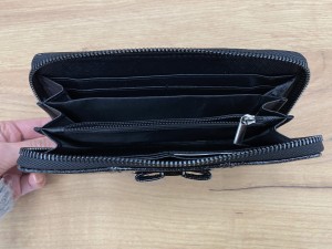 Portfel damski duży poziom lakierowany błyszczący 