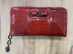 Portfel damski duży poziom lakierowany błyszczący 
