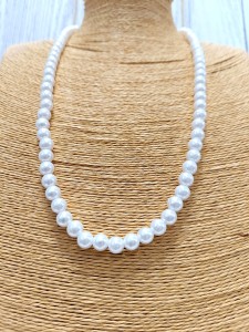 Naszyjnik perełki  30cm 