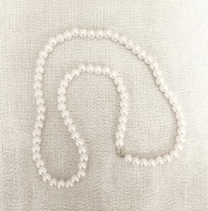 Naszyjnik perełki  30cm 