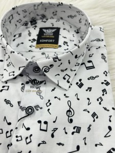 Koszula męska LUX BRAND KOMFO w nutki