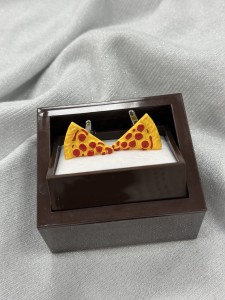 Spinki do mankietów pizza