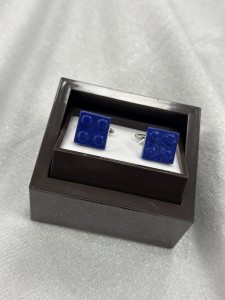 Spinki do mankietów wzór klocek lego