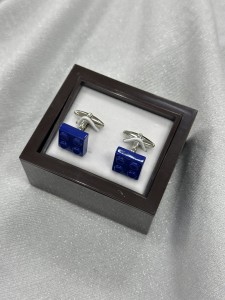 Spinki do mankietów wzór klocek lego