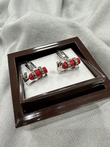 Spinki do mankietów w kształcie gaśnicy 