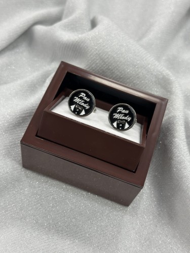 Spinki do mankietów okragłe PAN MŁODY