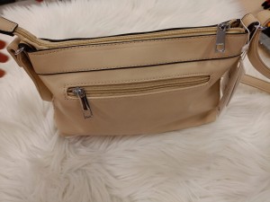 Torebka damska listonoszka kwiaty 3D perełki