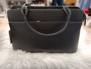 Torebka elegancka trzy kieszenie z motywem skóry węża  