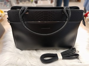 Torebka elegancka trzy kieszenie z motywem skóry węża  