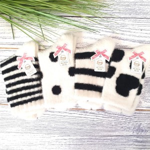 Skarpety damskie wysokie włochate 