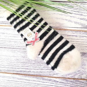 Skarpety damskie wysokie włochate 