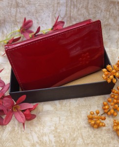 Portfel damski skórzany poziom