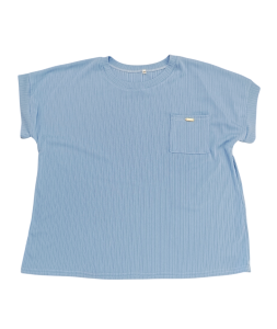 Bluzka damska z kieszonką prążek 