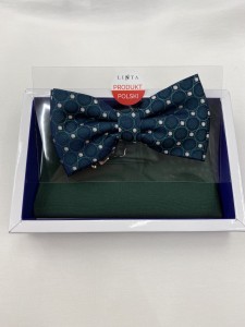 Mucha męska wzór kółek 