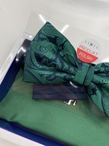 Mucha męska wzór paisley  