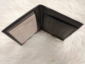 Wizytownik skóra naturalna