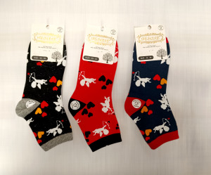 Damskie skarpety kupidyn i serduszka 