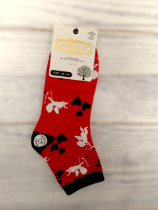 Damskie skarpety kupidyn i serduszka 