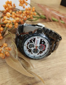 Zegarek męski na bransolecie tachymeter