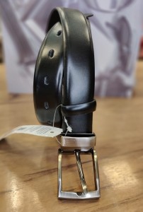 Pasek męski klasyczna klamra szerokość 3 cm profilowany