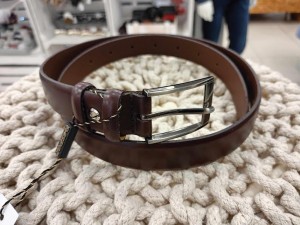 Pasek męski klasyczna klamra szerokość 3 cm profilowany