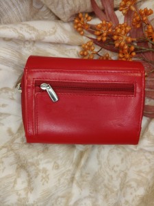 Portfel damski skóra naturalna poziom