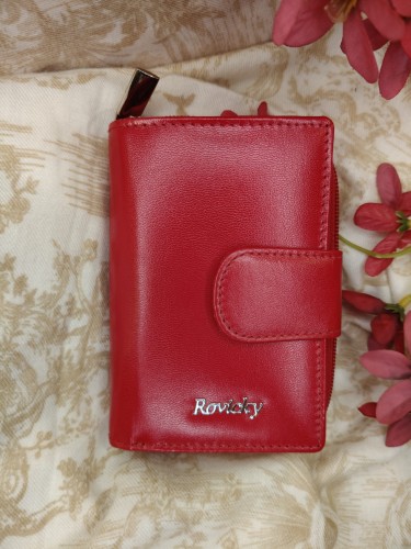 Portfel pionowy z zapięciem i zamek