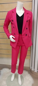 Garnitur damski guziki 