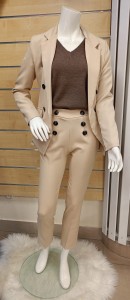 Garnitur damski guziki 