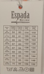 Koszula męska długi rękaw SLIM FIT na stójce  fakturowana 