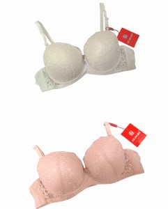 Biustonosz usztywniana z koronką miska B