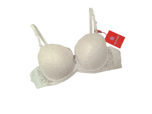 Biustonosz usztywniana z koronką miska B