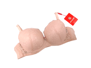 Biustonosz usztywniana z koronką miska B