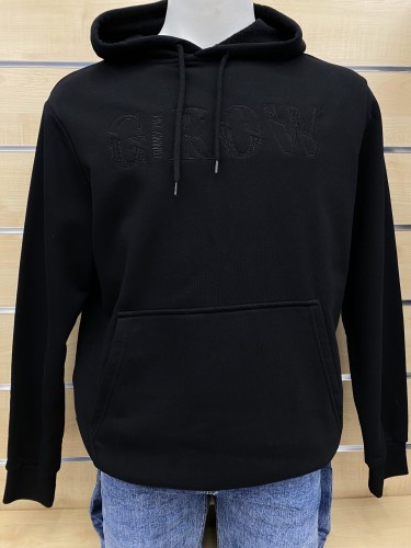 Bluza meska czarna napis GROW