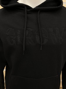 Bluza meska czarna napis GROW