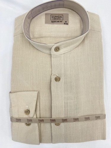 Koszula męska stojka REGULAR długi rękaw 100% bawełna 