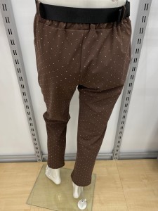 Spodnie Chino zdobione kryształkami 