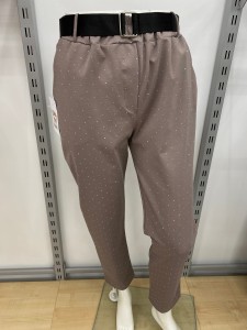 Spodnie Chino zdobione kryształkami 