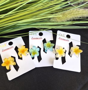 Komplet 2szt spineczek mini klamry kwiat 