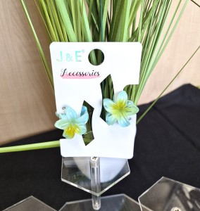 Komplet 2szt spineczek mini klamry kwiat 