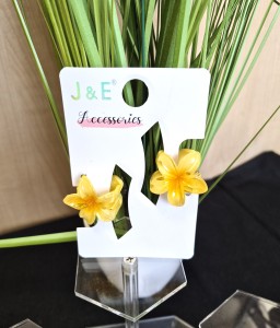 Komplet 2szt spineczek mini klamry kwiat 