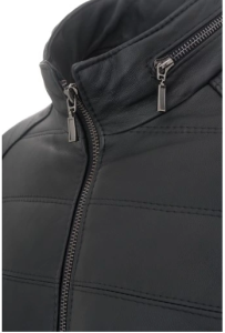 Kurtka męska skóra naturalna na stójce 