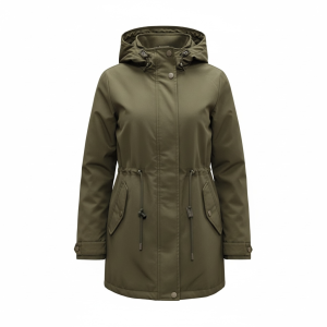 Kurtka damska parka przeciwdeszczowa